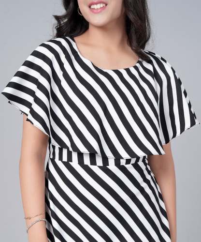 Unique Zebra Print style Western Teenage Gown