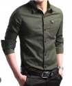 green-plain-cotton-shirts-for-men