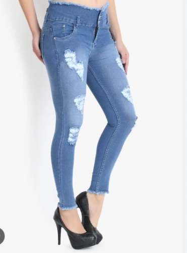 Ladies Casual Denim Jeans by Mahadev Collection