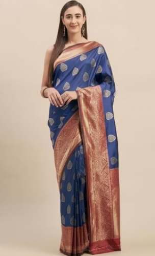Ladies Silk Jacquard Saree