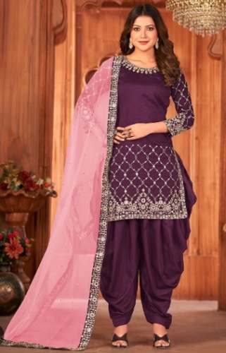 Ladies Designer Patiala Suits by Asha Collection