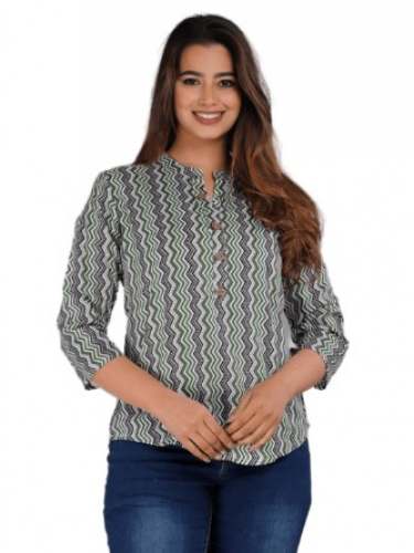 Ladies Formal Printed Top by Arya Dresses