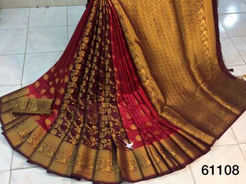 Blaton Rich Pallu silk saree by Rashmiwala