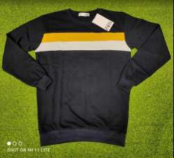 Plain Full Sleeve Black T Shirt For Men