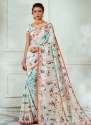 Ladies Fancy Printed Sarees with Georgette Blouse Piece