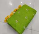 Women Casual Wear Embroidery Khadi Saree  thumb 1