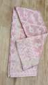 Women Baby Pink Color Muslin Silk Saree  thumb 1