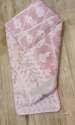Women Baby Pink Color Muslin Silk Saree  thumb 2