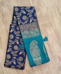 Women Fancy Printed Khadi Cotton Saree