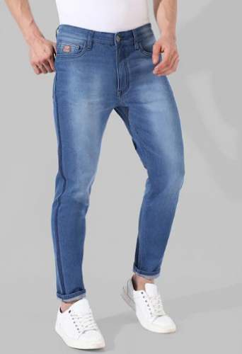 Strachbale Blue Denim Jeans by Hollywood Collection