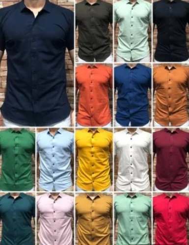 Amazing Multi Color Lycra Shirt For Men by Top Shop