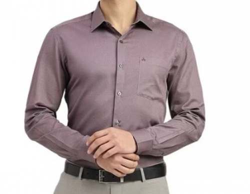 Office Wear Plain Shirts For Men by Sunshine Fashions