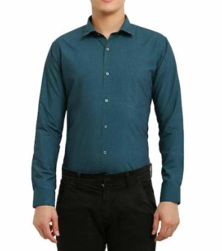 Men Rama Cotton Plain Shirts by New Style Garment