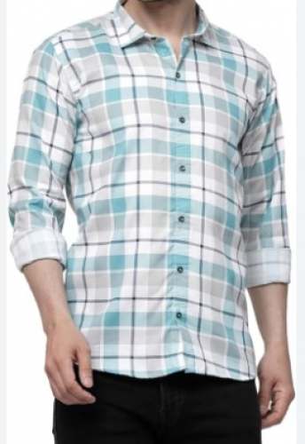 Regular Wear Check Shirts For Men by New Style Garment