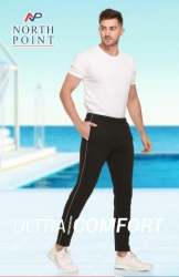Fancy Plain Lycra Track Pant