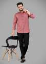 full-sleeve-peach-cotton-plain-shirts-for-men