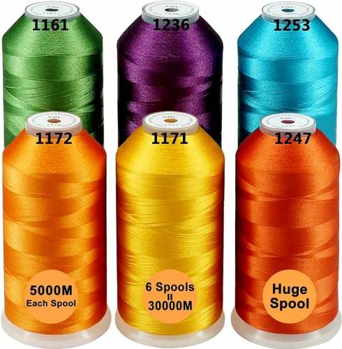 100% Viscose Yarn for Sewing Count 2/120 Royan Viscose Embroidery  by Aman Thread