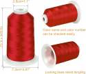 Light In Weight Premium Polyester Embroidery Thread  thumb 1