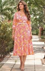 Rayon Regular Wear Printed Kurtis For Ladies