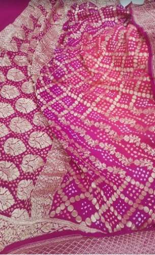 Multi Color Banarasi Zaal Print Saree For Women by Saree Sansar