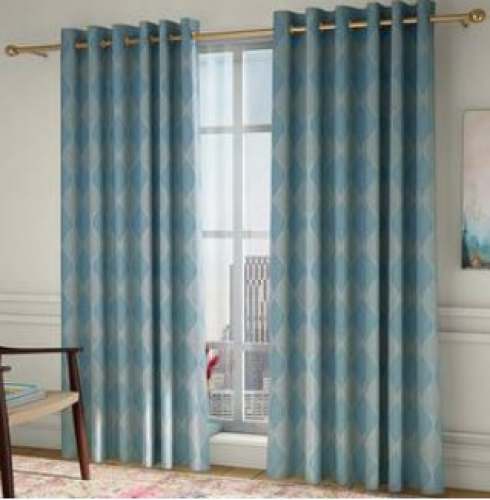 Elegant Printed Polyester Curtain by Surama Textiles