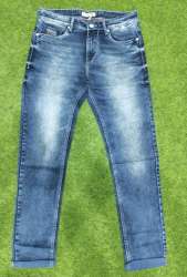 Men Regular Wear Blue Feded Jeans  by Spyke Jeans Co