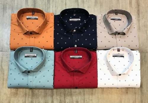Buy Regular Fir Full Plain Cotton Shirt in Multi Color by Fashion Corner