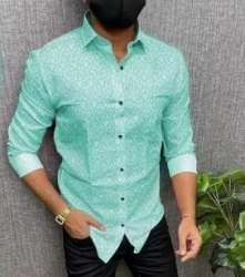 Men Party Wear Plain Shirts