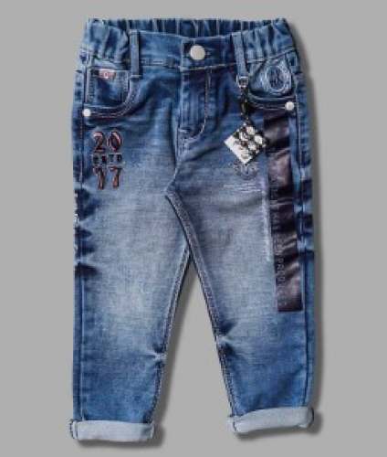 Stylish Kids Boys Elastic Casual Jeans by Baby World