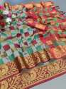 Banarasi Jacquard Cotton Silk Saree thumb 2