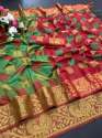 Banarasi Jacquard Cotton Silk Saree thumb 3