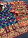 Banarasi Jacquard Cotton Silk Saree thumb 4