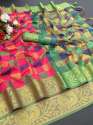 Banarasi Jacquard Cotton Silk Saree thumb 9