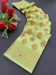  Banarasi Woven Organza Saree