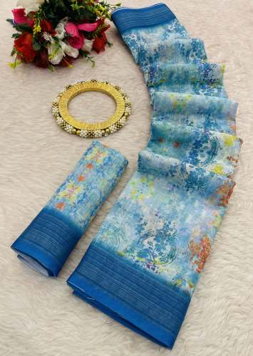 Daily Wear Cotton Linen Saree