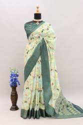Daily Wear Cotton Silk Linen Saree