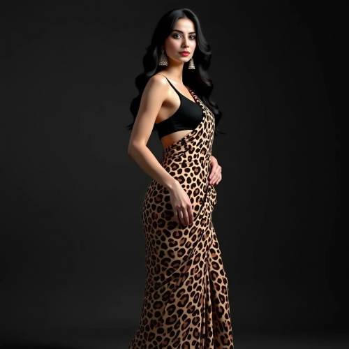 Designer Party Wear Crepe Silk Saree