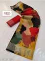 Floral Printed Daily Wear Cotton Linen Saree thumb 7