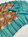  Kalamkari Banarasi silk Saree thumb 4