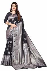  Kanjivaram Silk Copper Zari Brocade Saree