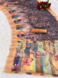 Daily Wear Cotton Linen Saree