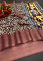 Multi Color Dola Silk Patola Print Saree For Women