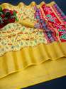 Multi Color Dola Silk Patola Print Saree For Women thumb 4