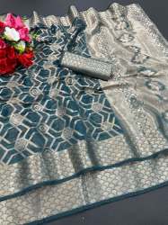 Organza Silk Banarasi Zari Saree