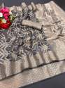 Organza Silk Banarasi Zari Saree thumb 3
