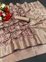 Organza Silk Banarasi Zari Saree thumb 4