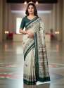 Pashmina Print Pure Mulmul Cotton Saree thumb 1