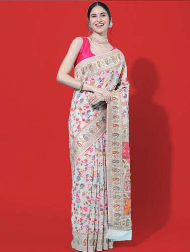 Pashmina Silk Saree 