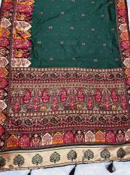 Pashmina Weaving Work Saree With Designer Blouse Piece