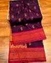 Pure Paithani Silk Saree With Blouse  thumb 3